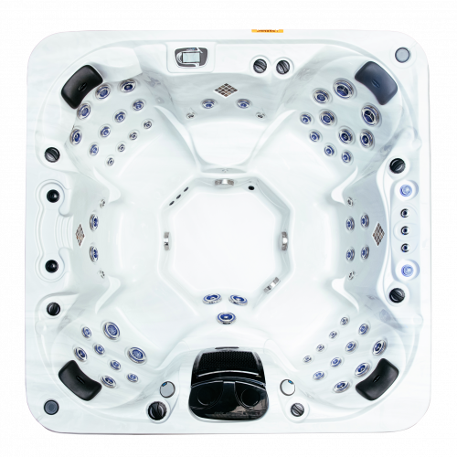 Overhead view of the 2021 Catalina Nantucket Hot Tub